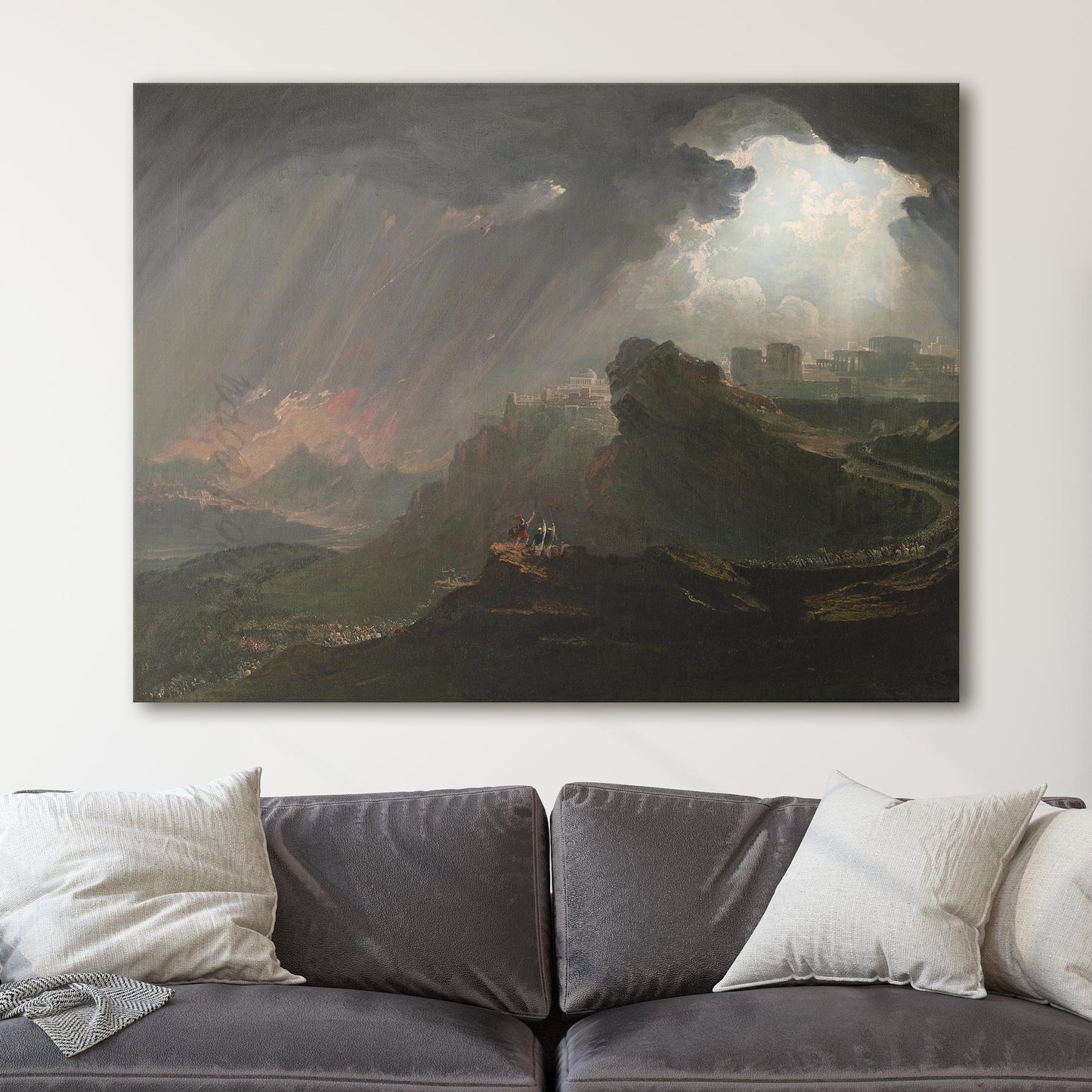 Joshua Commanding the Sun to Stand Still by John Martin