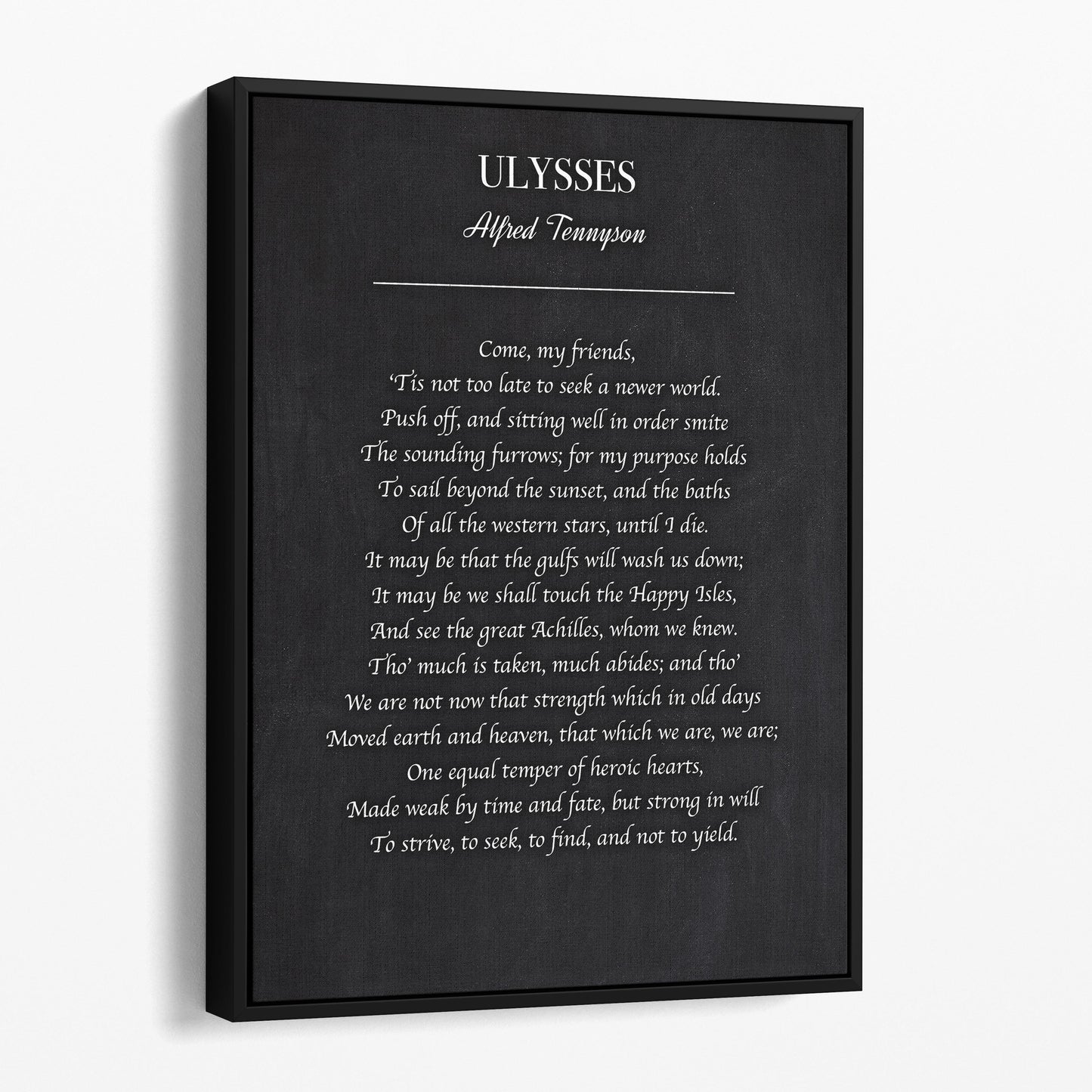 Ulysses - Alfred Tennyson