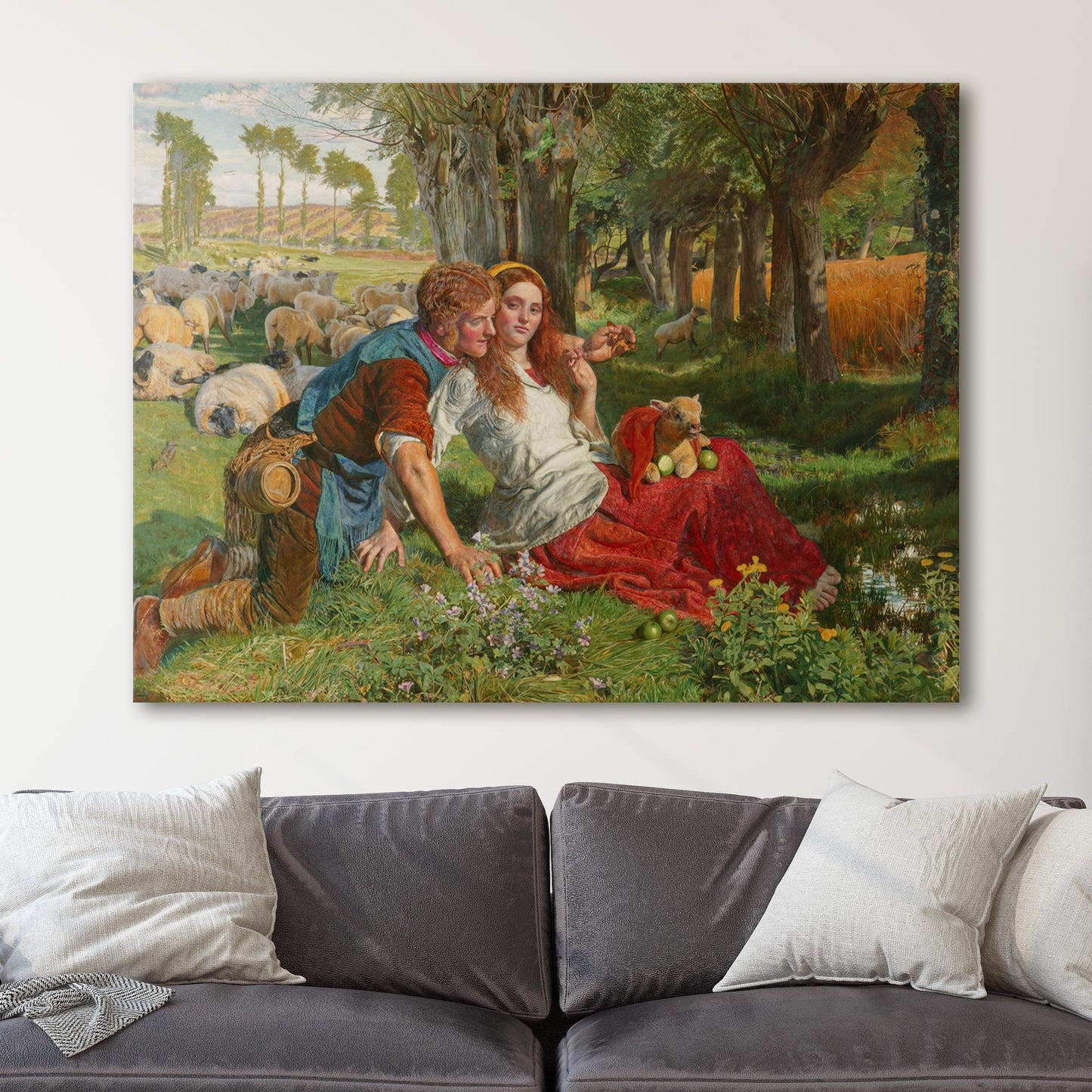 The Hireling Shepherd - William Holman Hunt