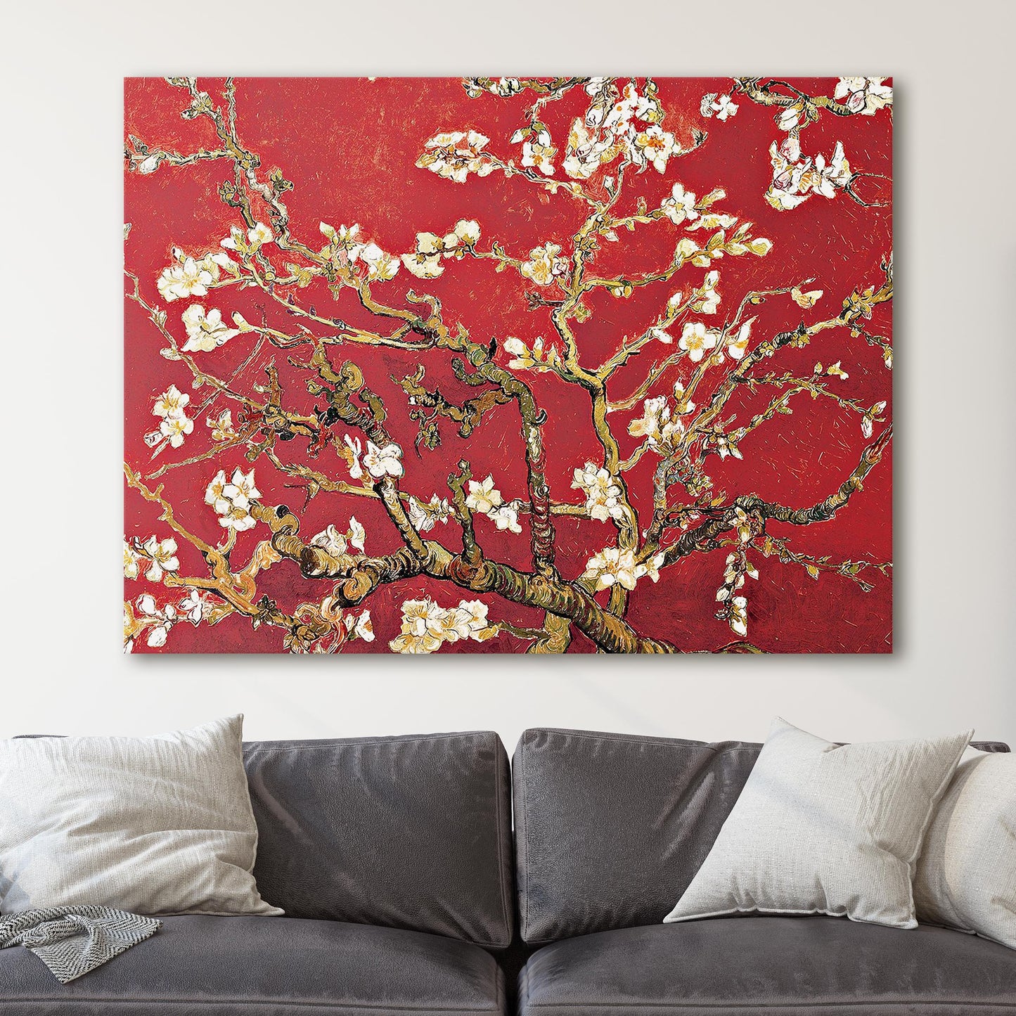 Red Almond Blossom by Van Gogh