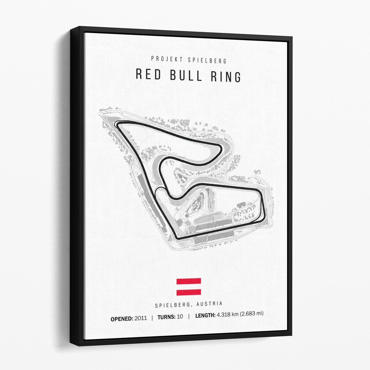Austrian Grand Prix Race Track Map