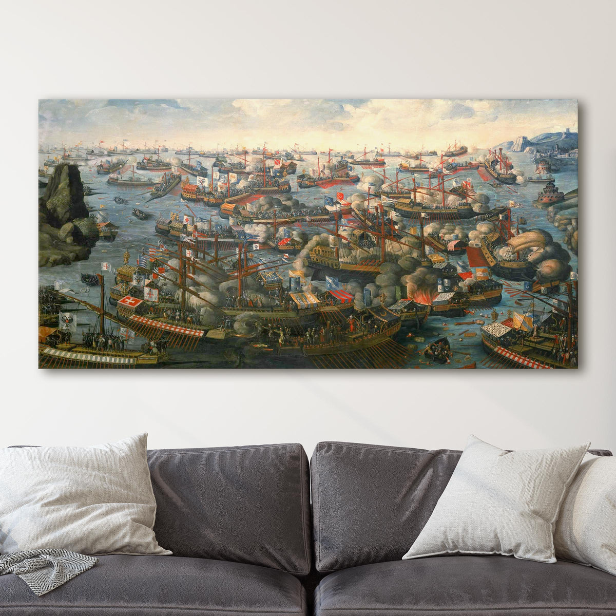 Battle of Lepanto in 1571