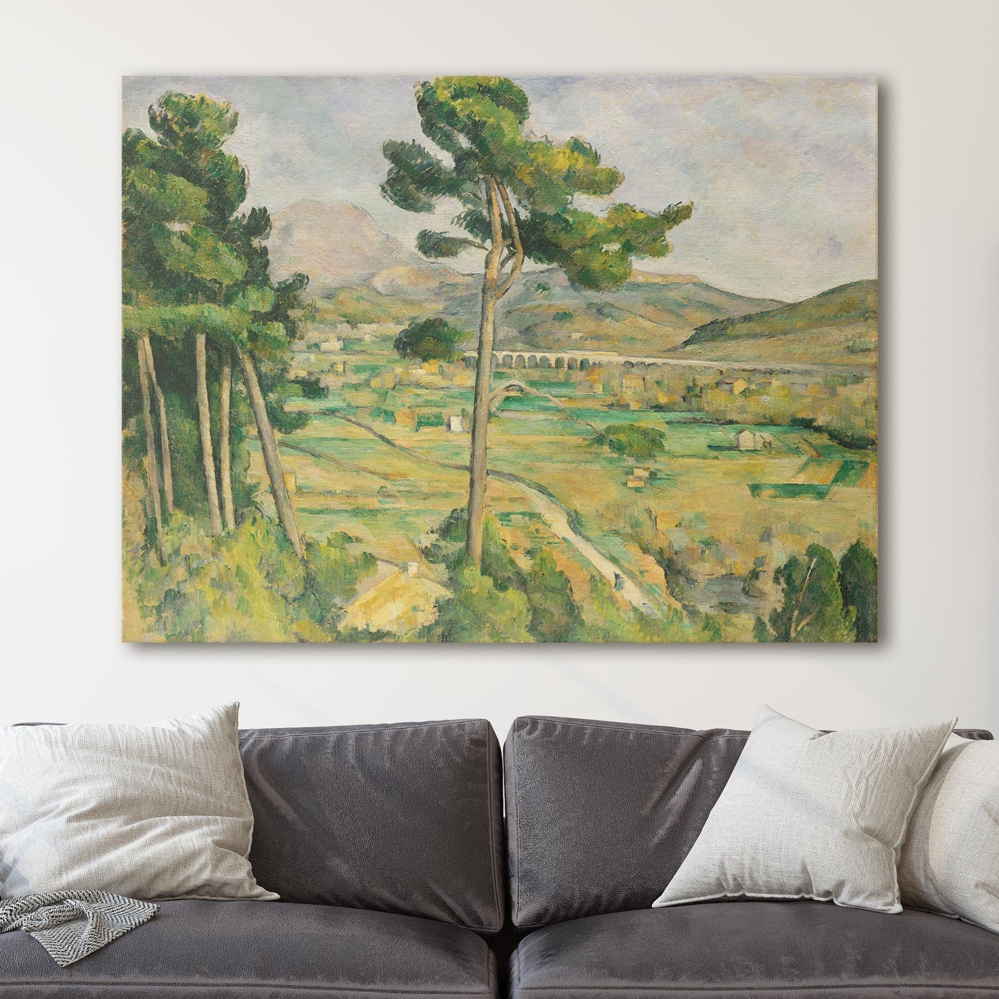 Mont Sainte-Victoire and the Viaduct of the Arc River Valley by Paul Cezanne