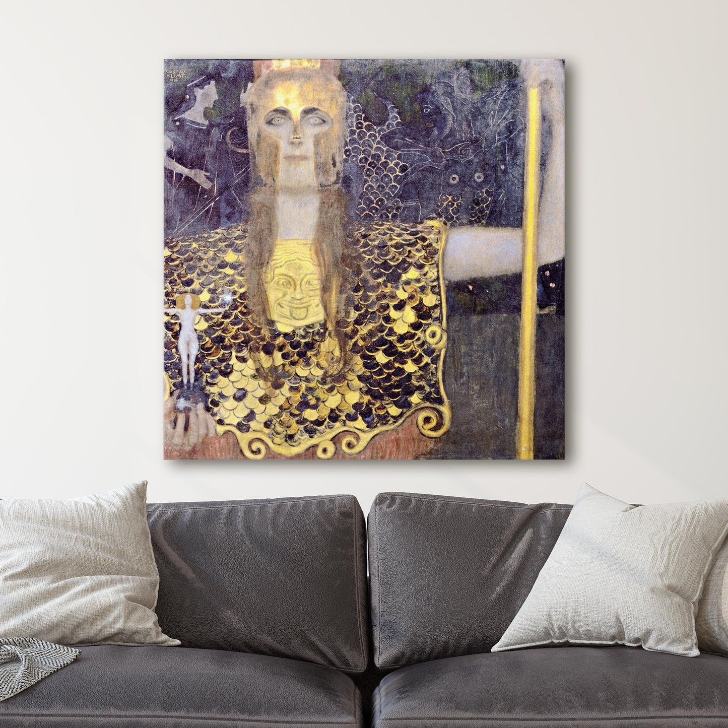 Pallas Athena by Gustav Klimt