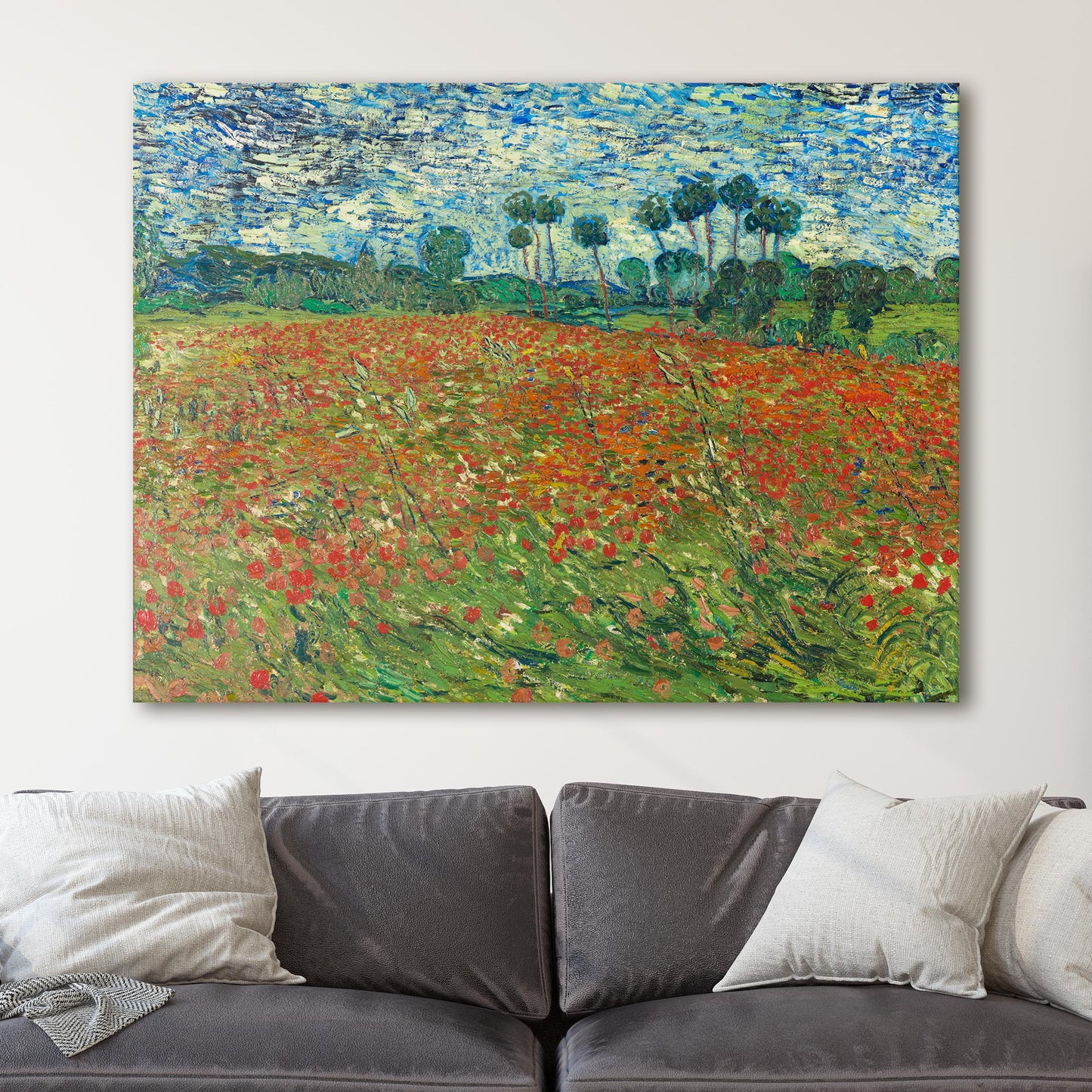 Poppy Field, 1890 by Van Gogh