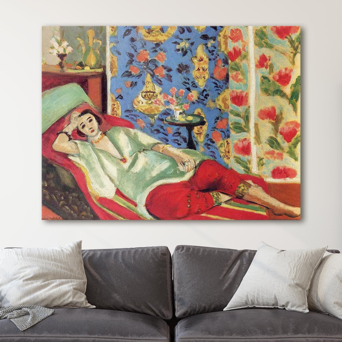 Odalisque in Red Trousers 1921 by Henri Matisse