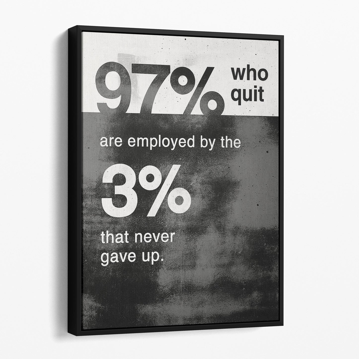 The 97% Who Quit Are Employed By The 3% That Never Gave Up