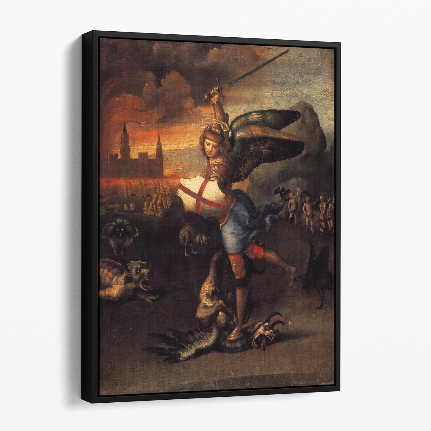 Saint Michael Vanquishing The Dragon, 1505 - Raphael