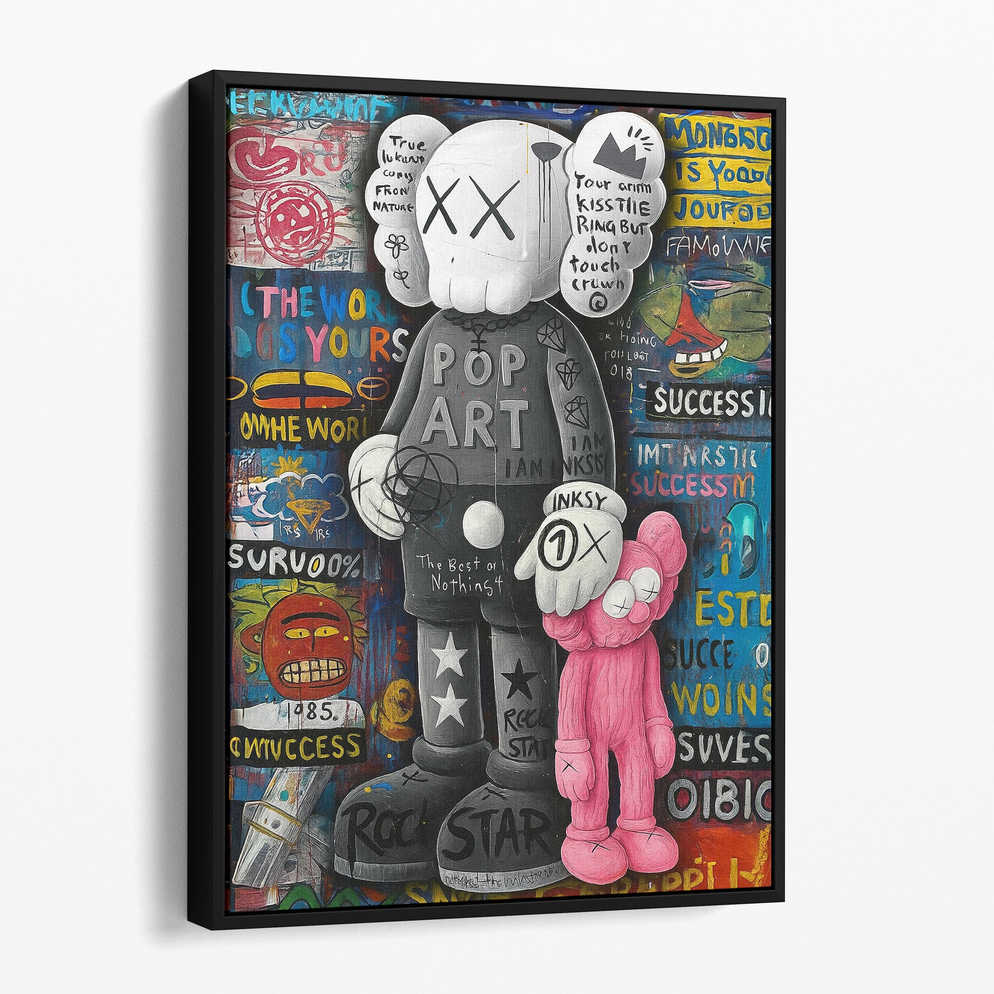 KAWS Canvas Wall Art Prints – Big Canvas Art Prints