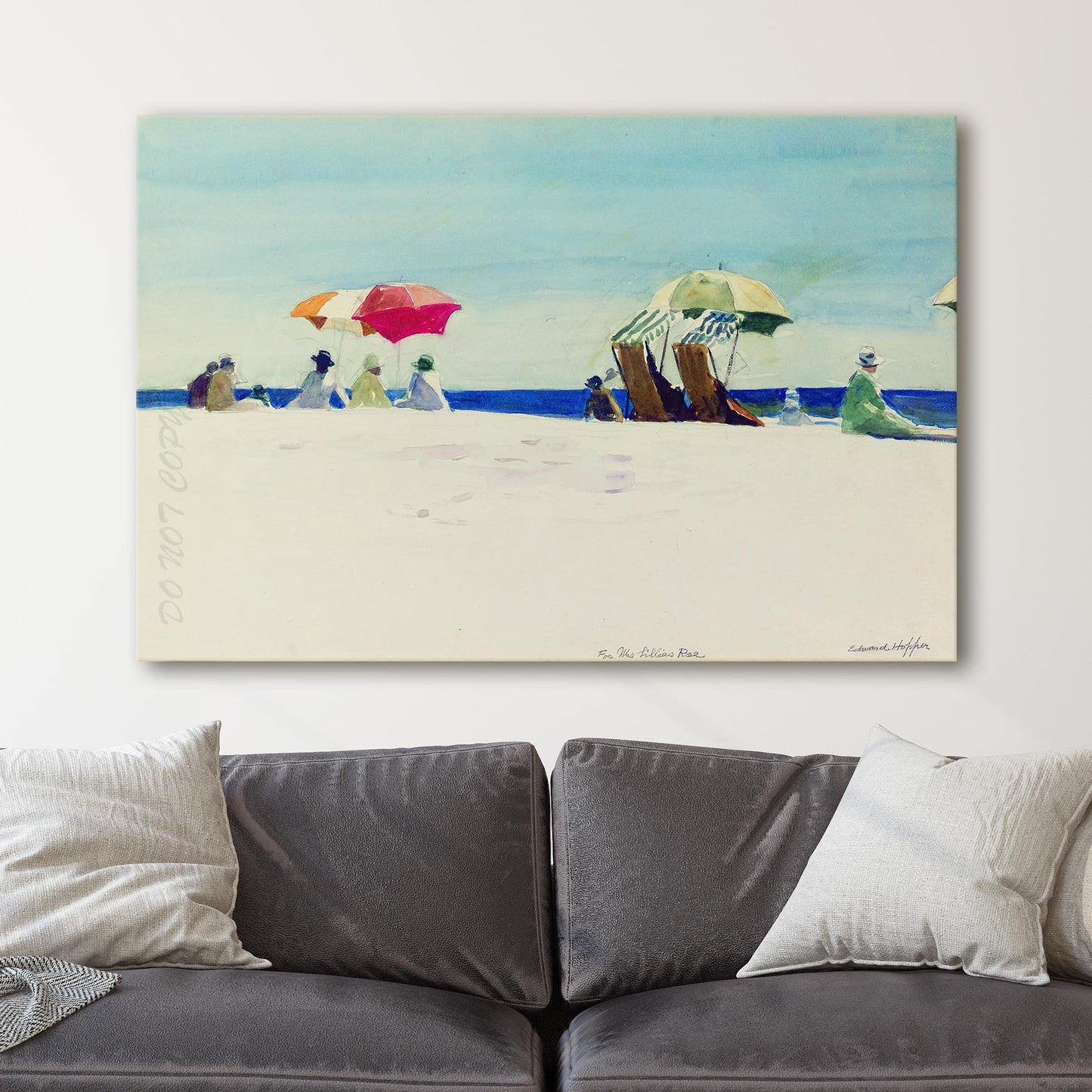 Gloucester Beach, Bass Rocks by Edward Hopper