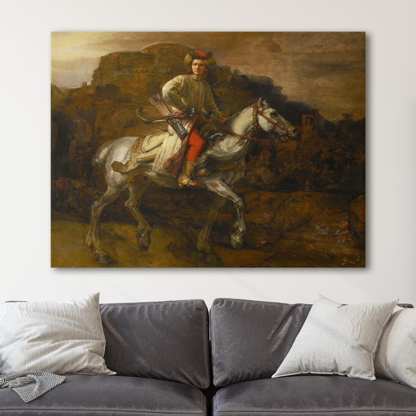 The Polish Rider 1655 - Rembrandt Van Rijn