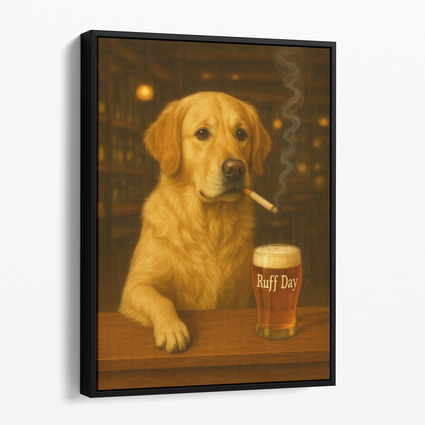 Golden Retriever Dog Ruff Day