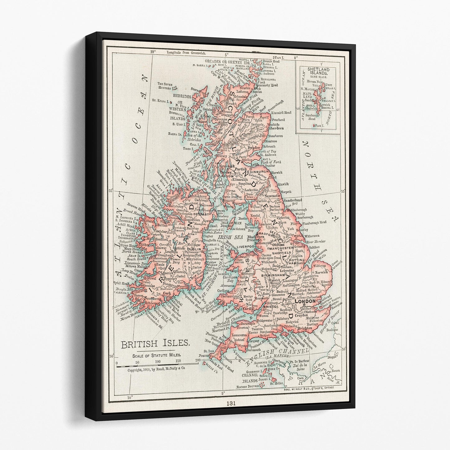 Map of the British Isles