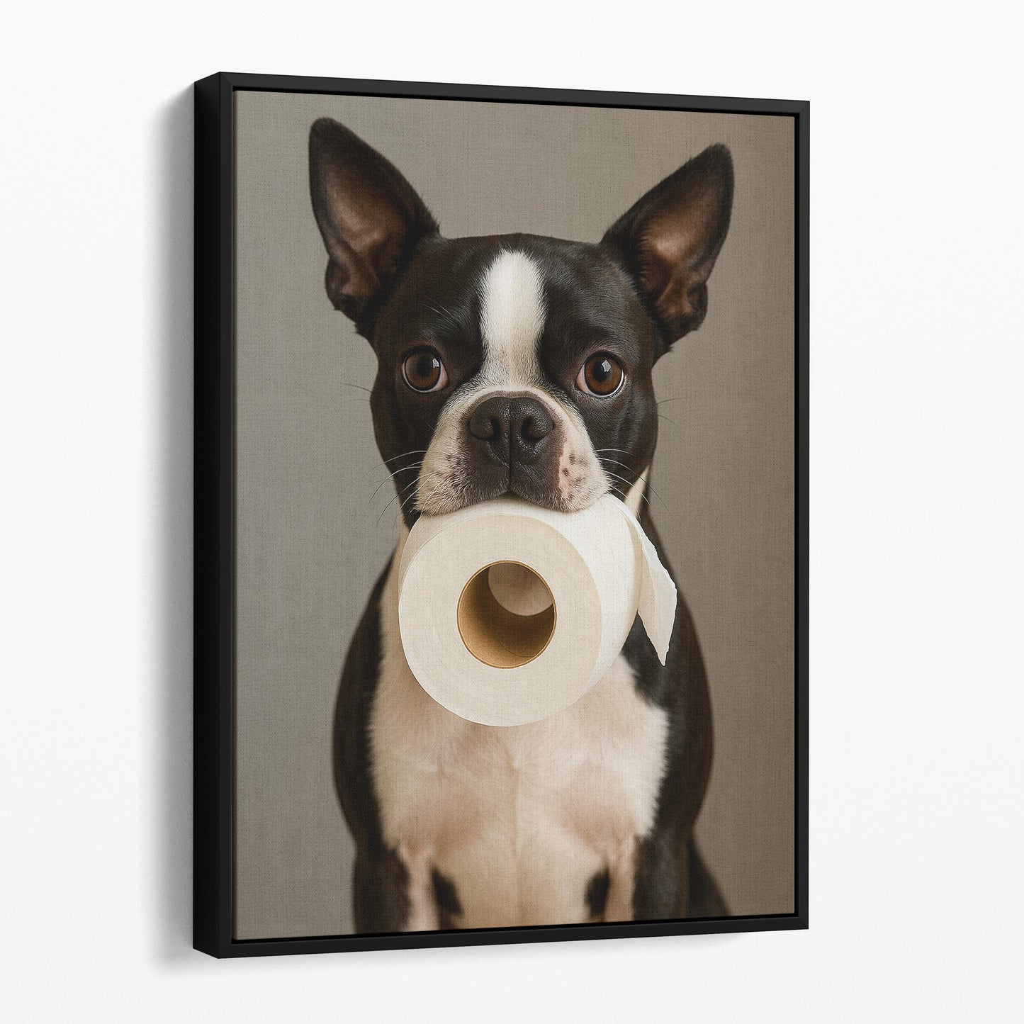 Boston Terrier Dog Toilet Paper