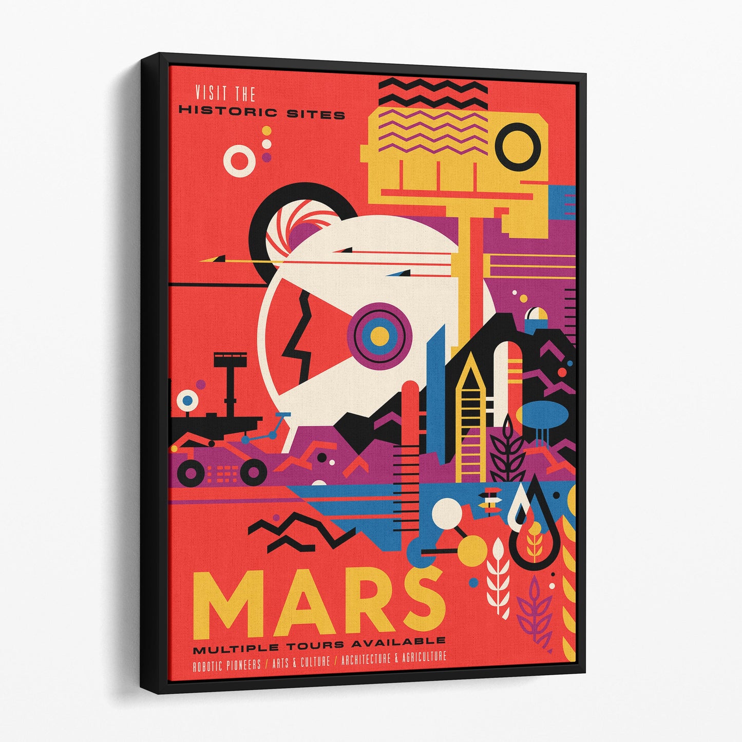 Mars NASA Travel Poster