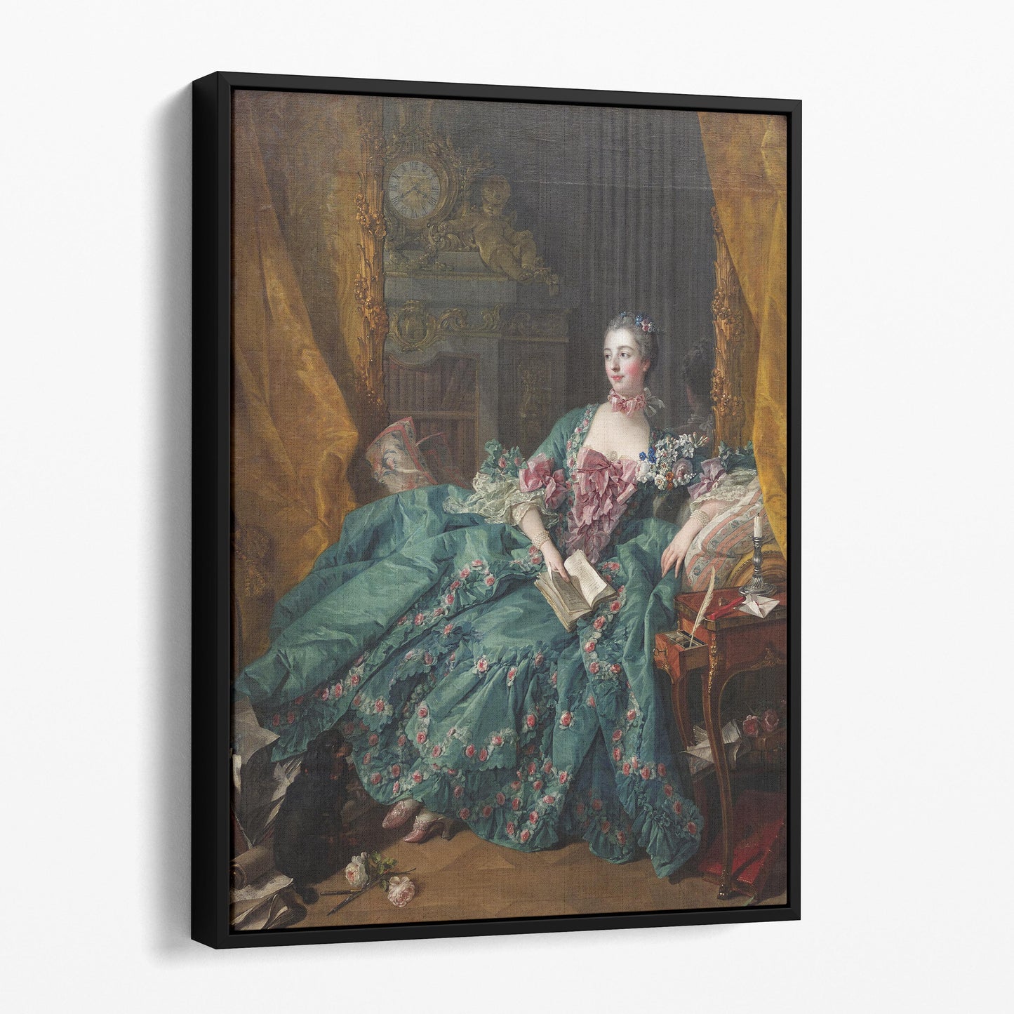 Madame de Pompadour by Francois Boucher