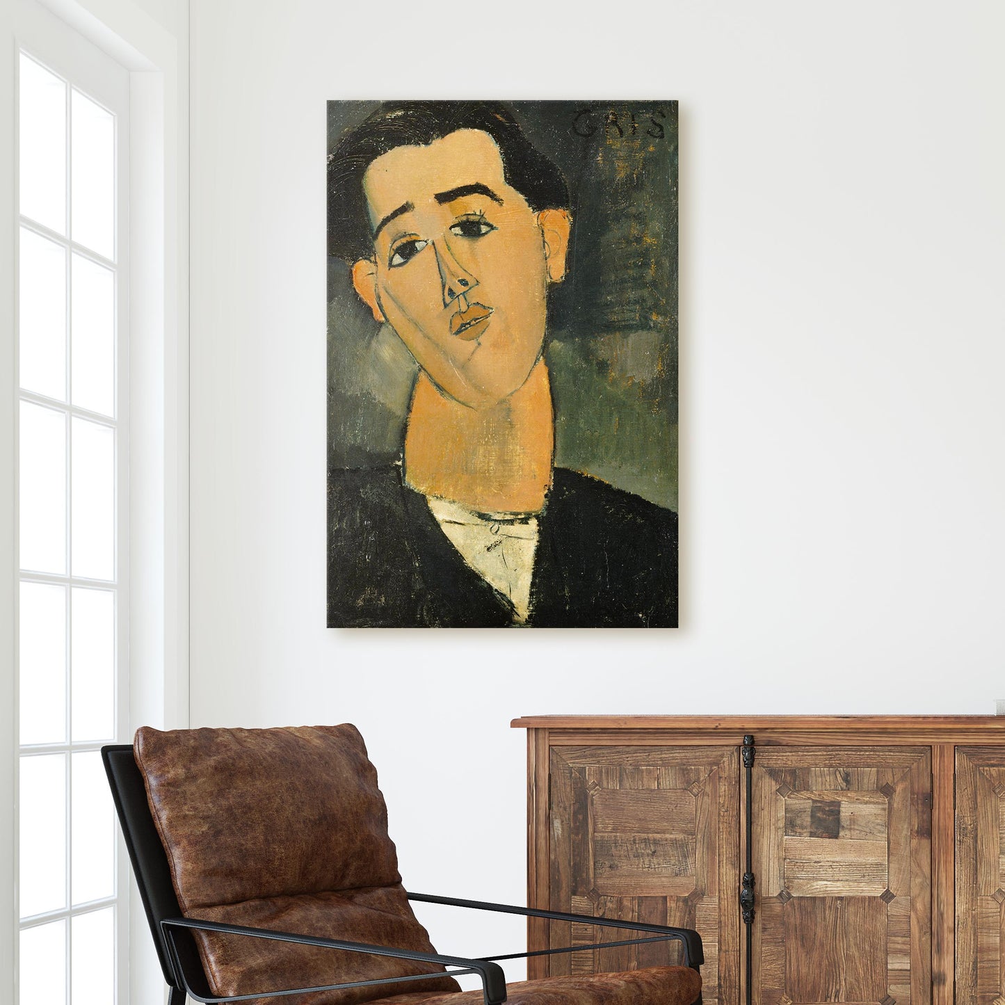 Juan Gris (1887-1927) by Amedeo Modigliani