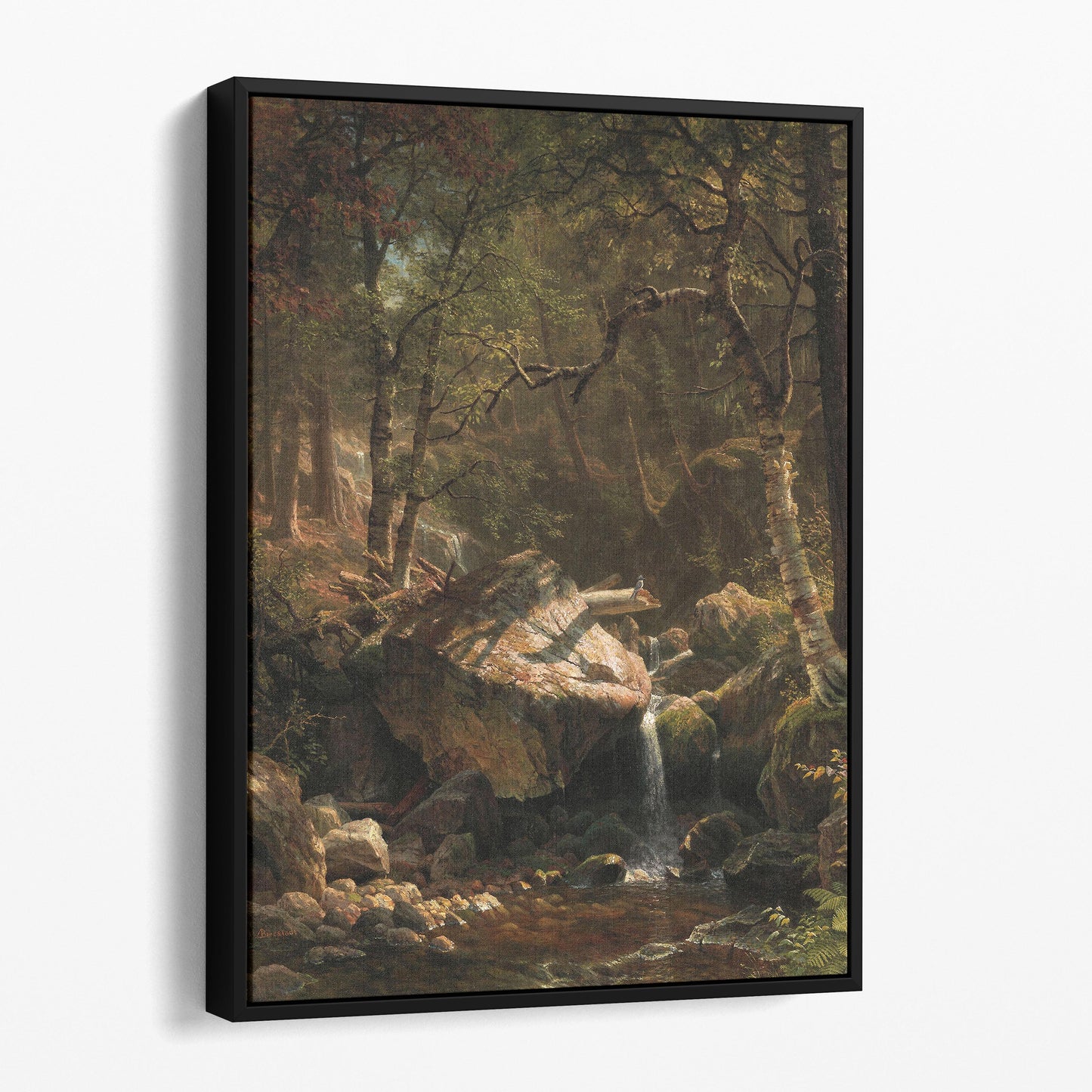 Mountain Brook 1863 by Albert Bierstadt