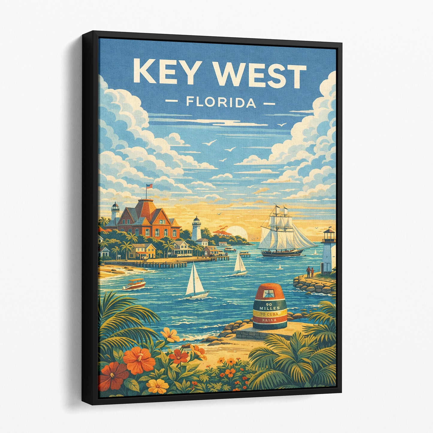 Key West Florida Travel Poster