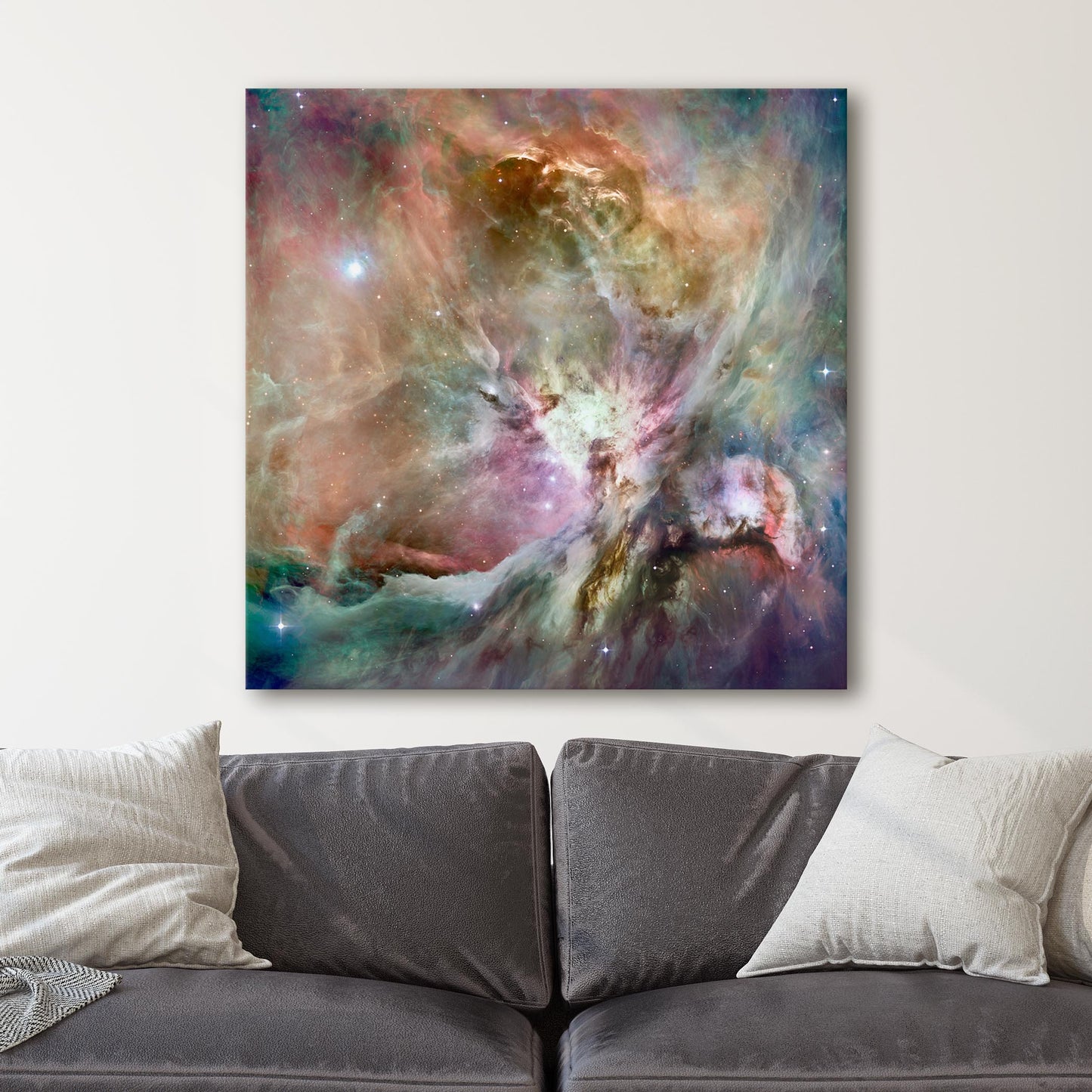 Colorful Orion Nebula Hubble Telescope NASA Photograph