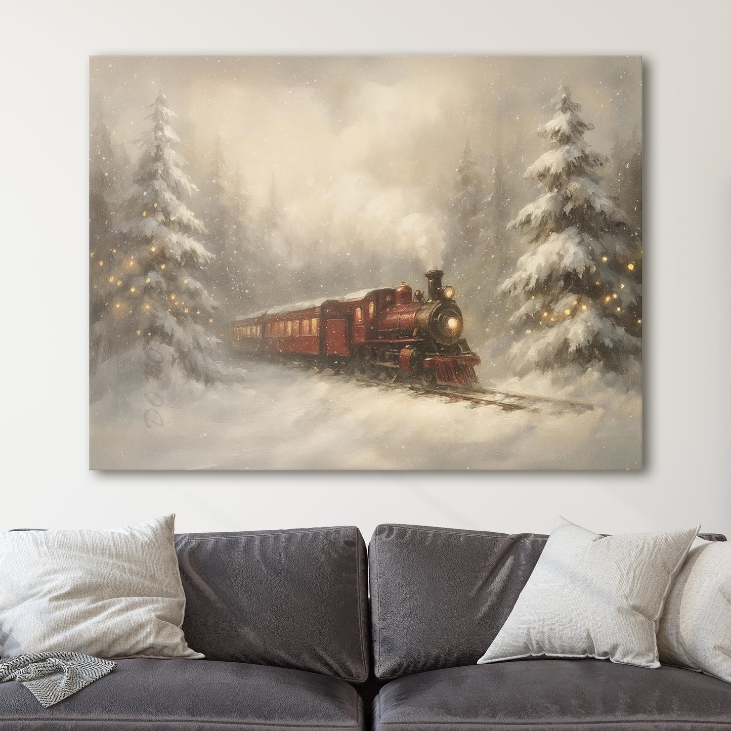 Christmas Winter Train