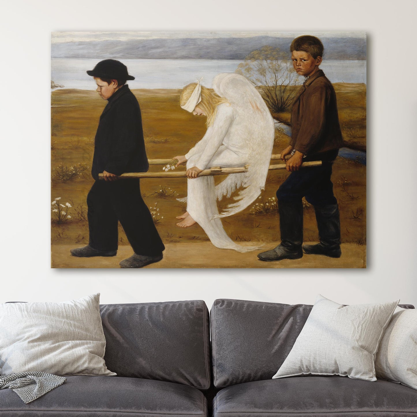 The Wounded Angel by Hugo Simberg