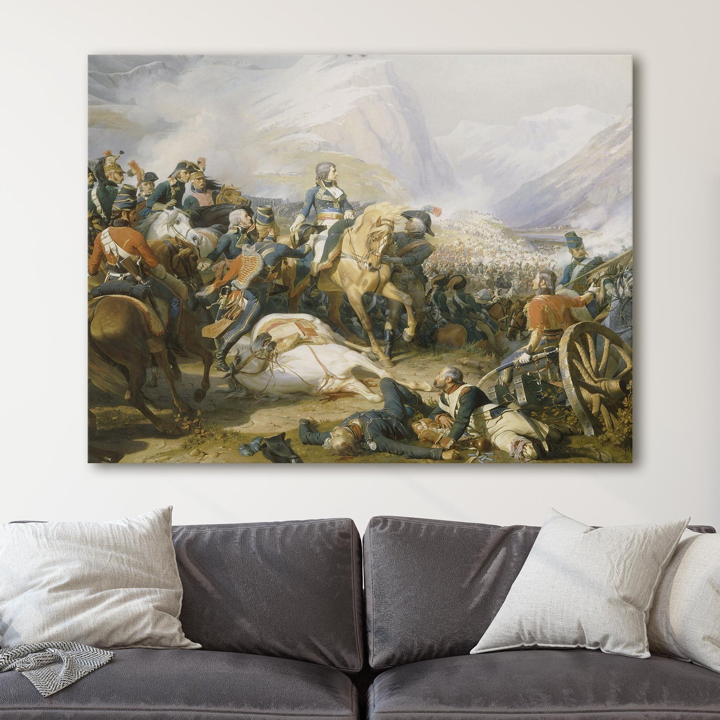 Napoleon at the Battle of Rivoli