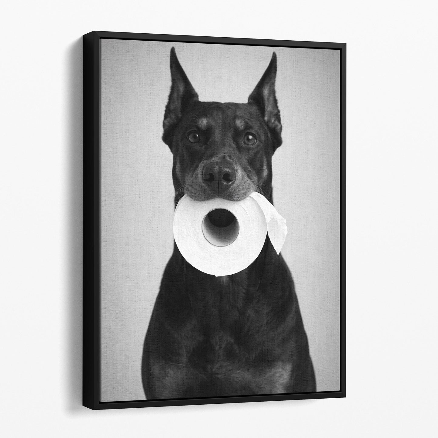 Doberman Pinscher Dog Toilet Paper
