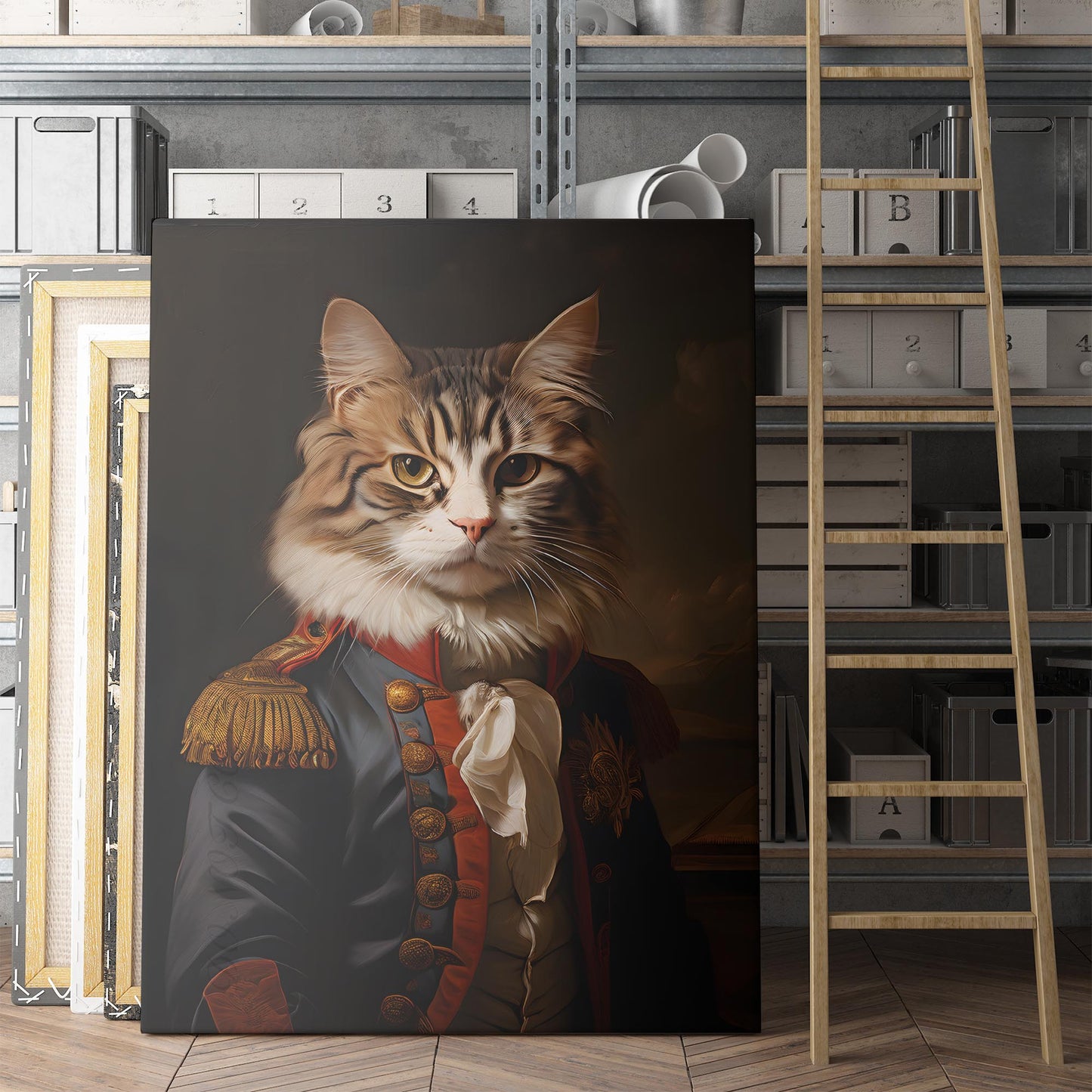 Cat Aristocrat Portrait