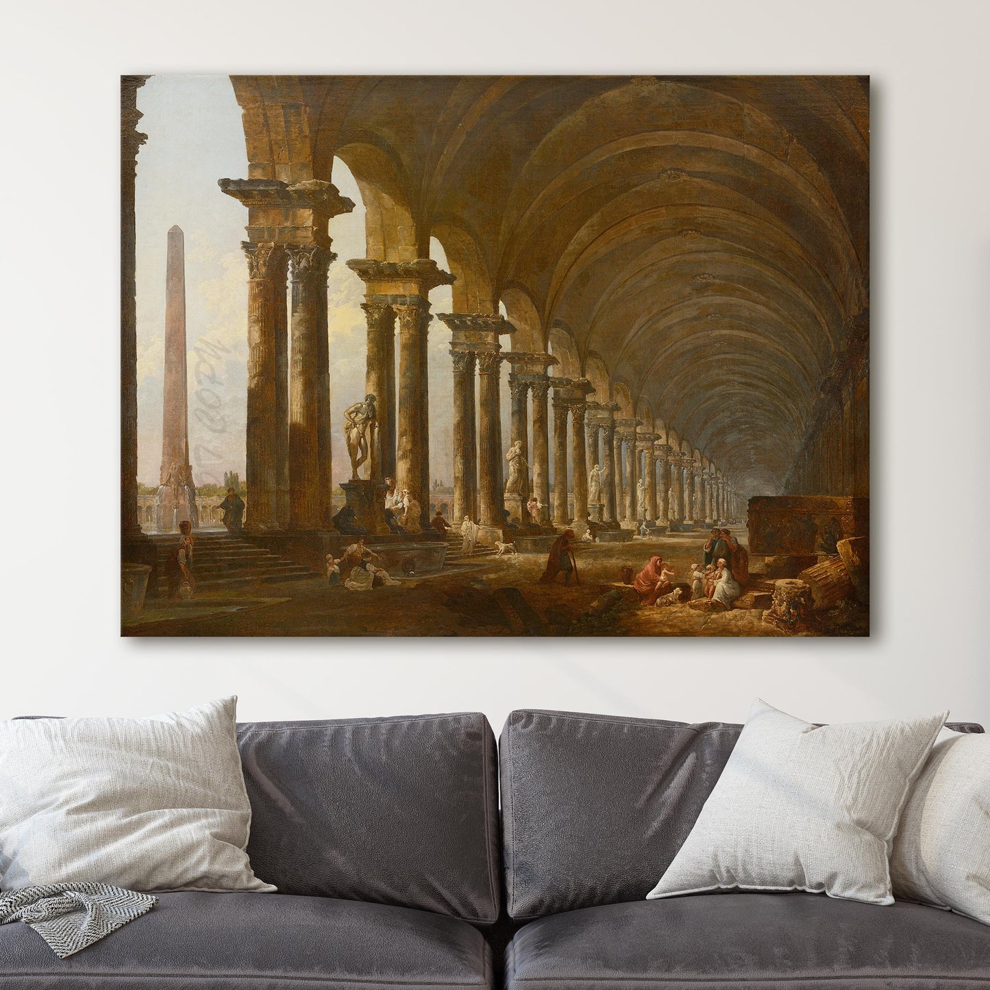 La Colonnade by Hubert Robert