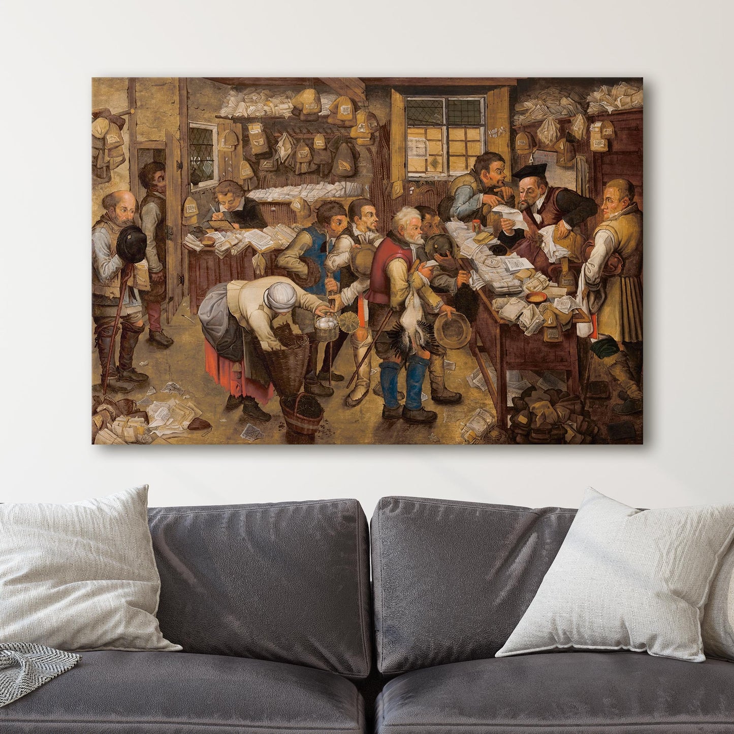 The Tax Collectors Office by Pieter Brueghel The Younger