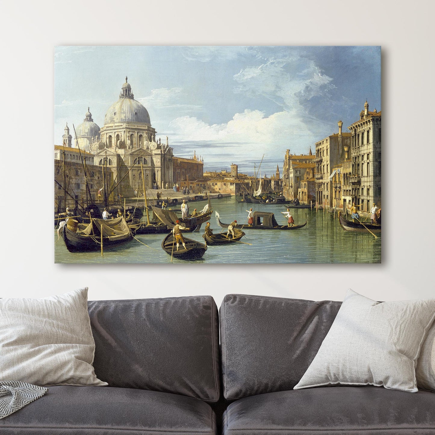 The Entrance to the Grand Canal, Venice - Canaletto
