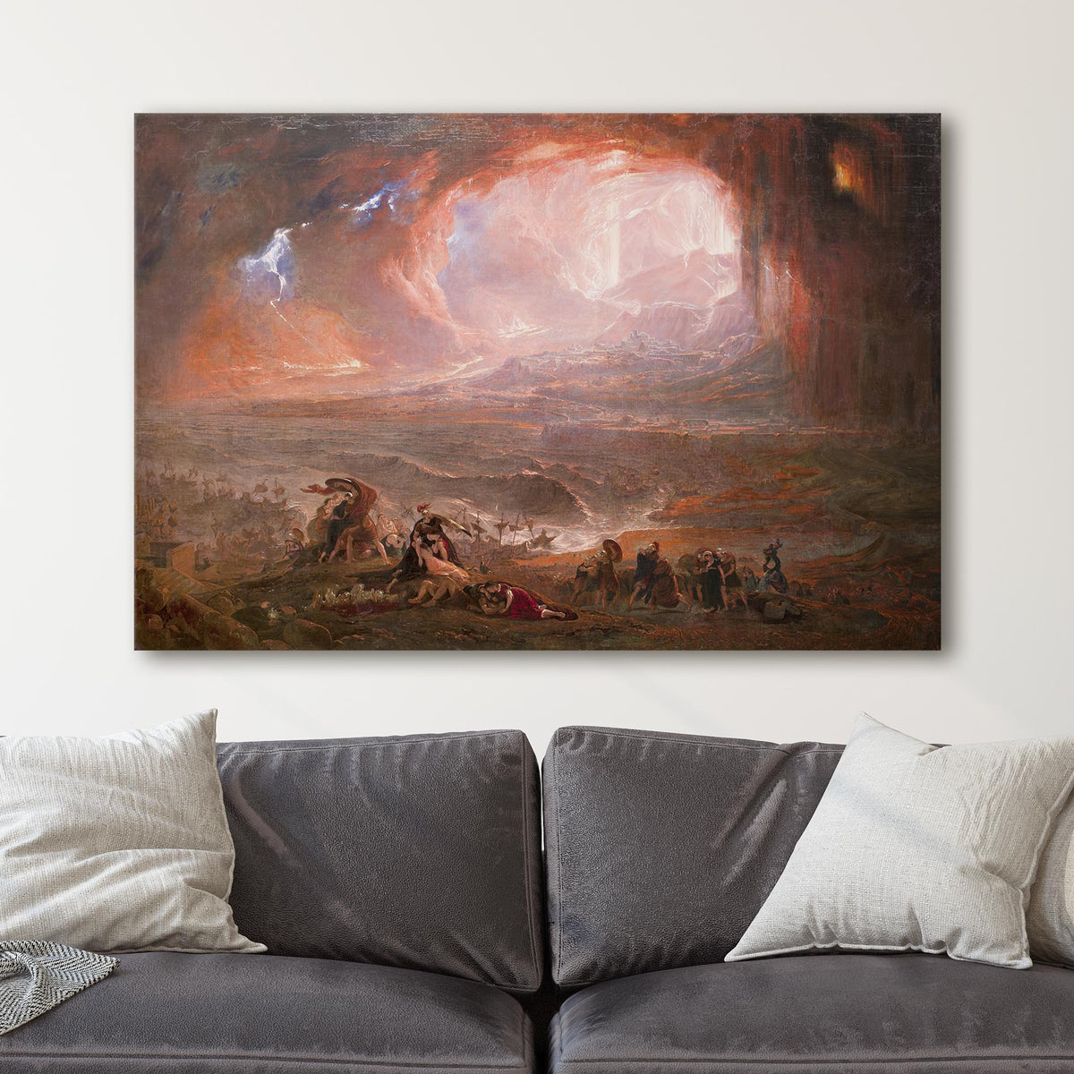 Destruction of Pompeii and Herculaneum - John Martin