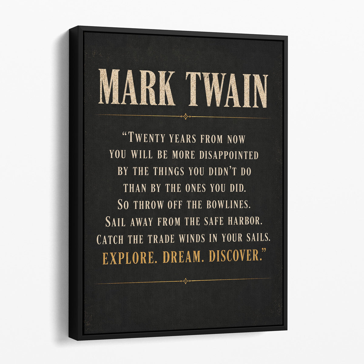 Mark Twain - Explore, Dream, Discover
