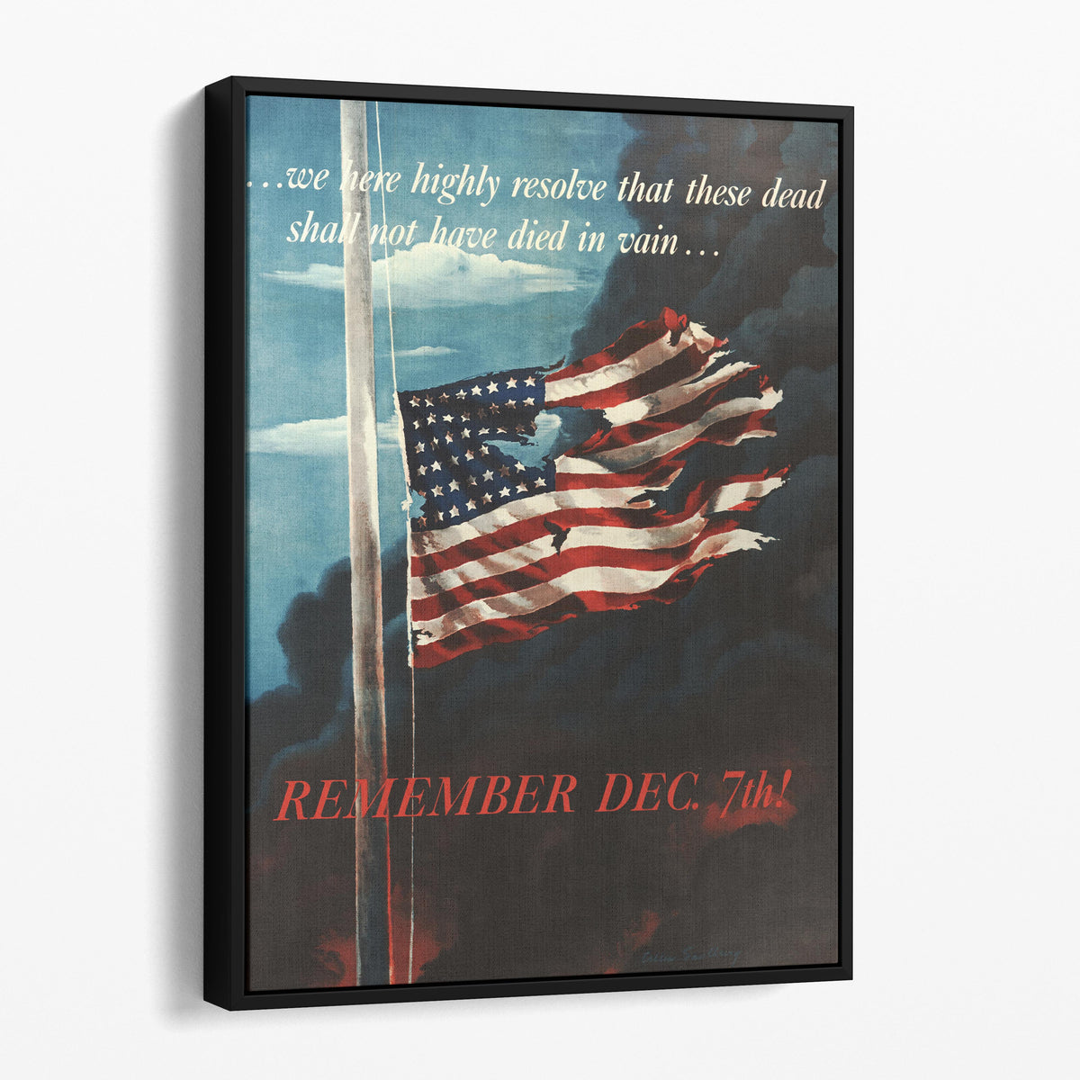 Remember December 7th Pearl Harbor Poster