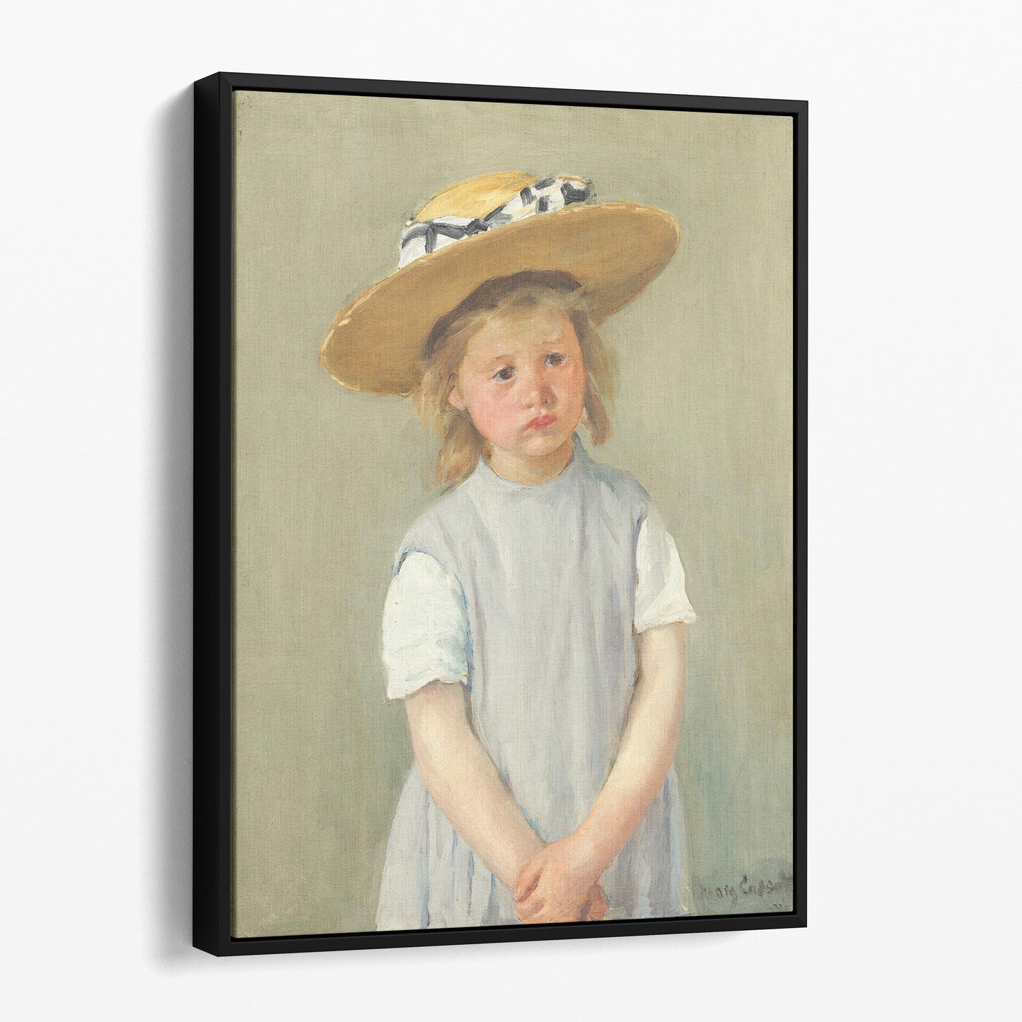 Child in a Straw Hat 1886 by Mary Cassatt