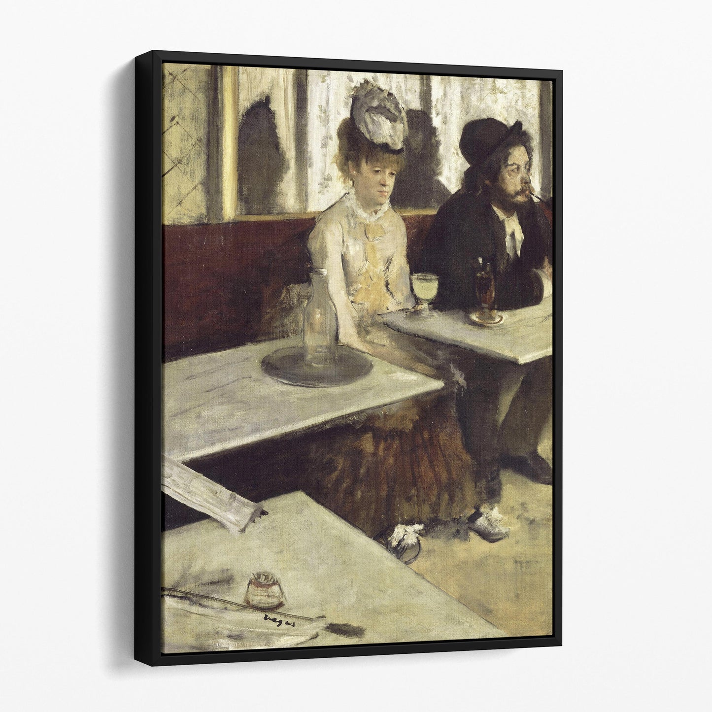In a Cafe, or The Absinthe - L’Absinthe by Edgar Degas