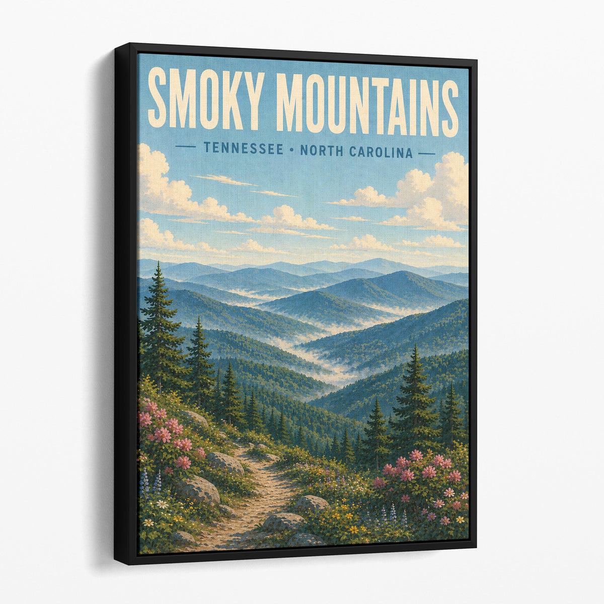 Smoky Mountains Travel Poster