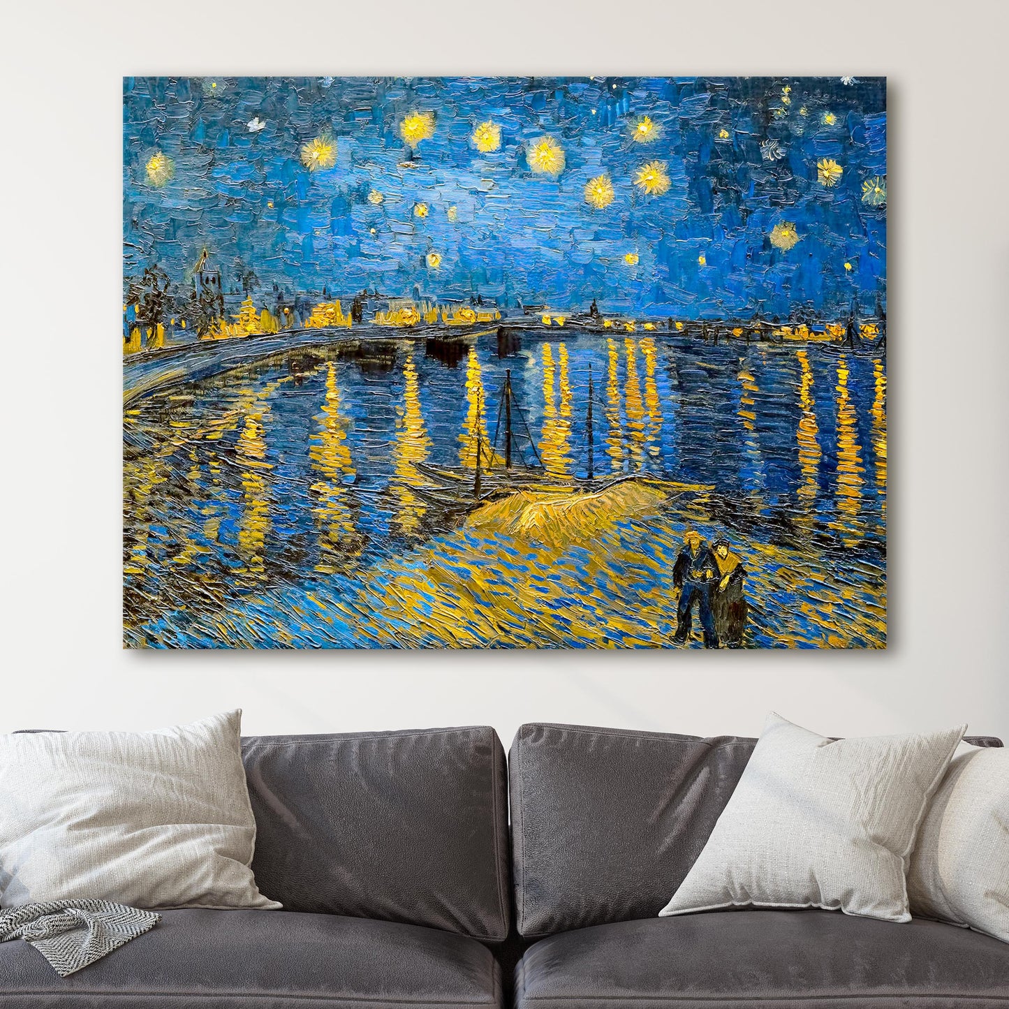 Starry Night Over the Rhone, 1888 by Van Gogh
