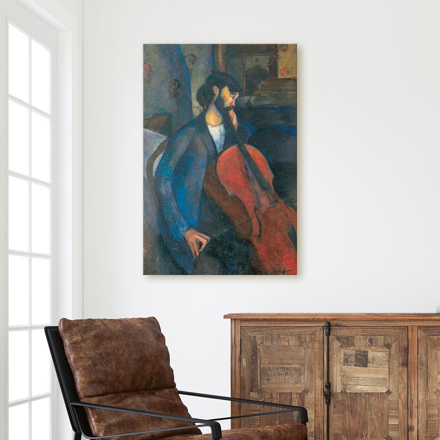 The Cellist, 1909 by Amedeo Modigliani