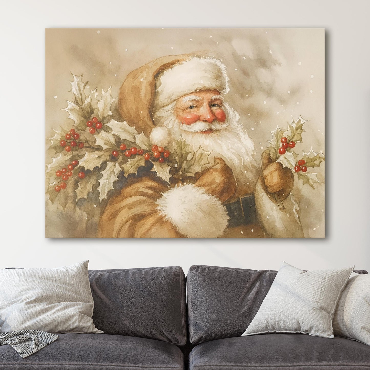 Santa Claus Mistletoe