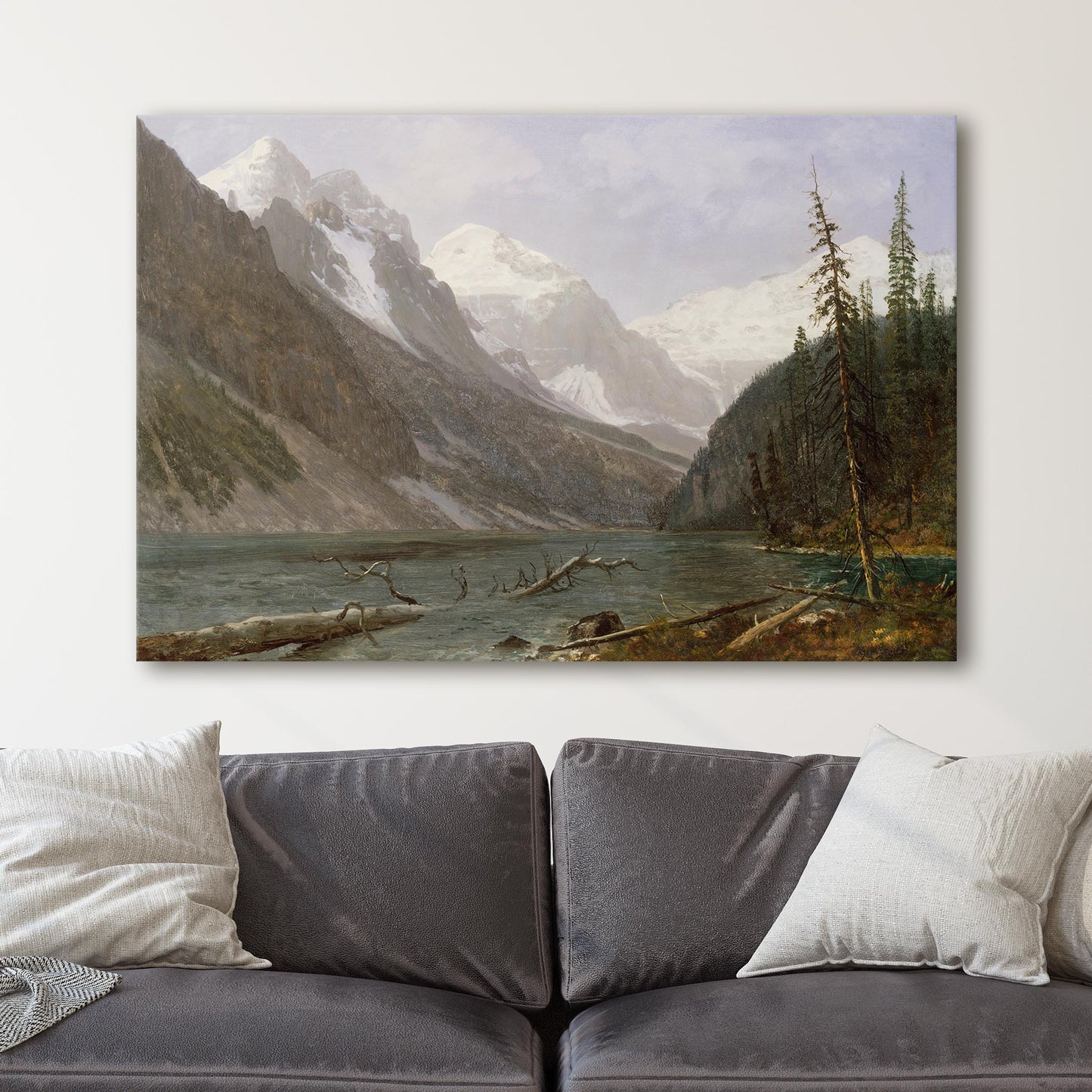 Canadian Rockies (Lake Louise) (ca. 1889) by Albert Bierstadt