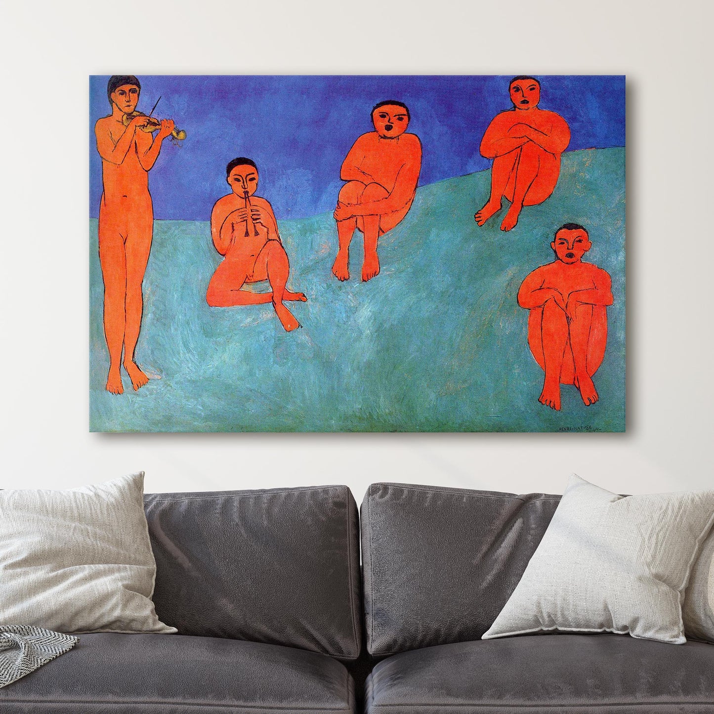 Music 1910 by Henri Matisse