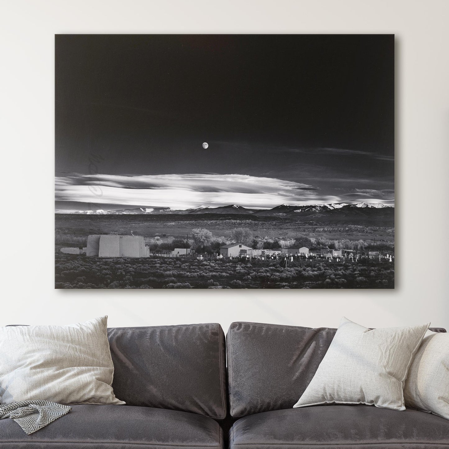 Moonrise New Mexico, Ansel Adams