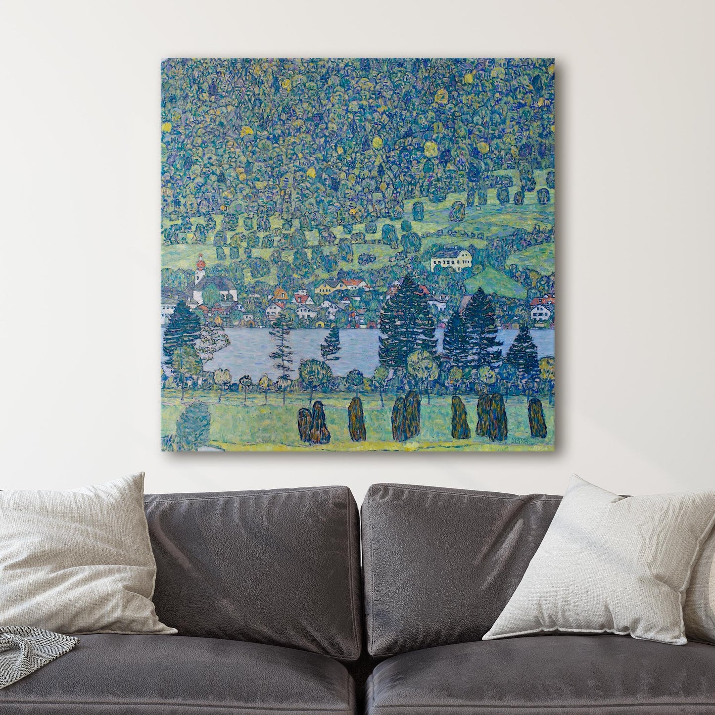 Forest Slope In Unterach On The Attersee by Gustav Klimt