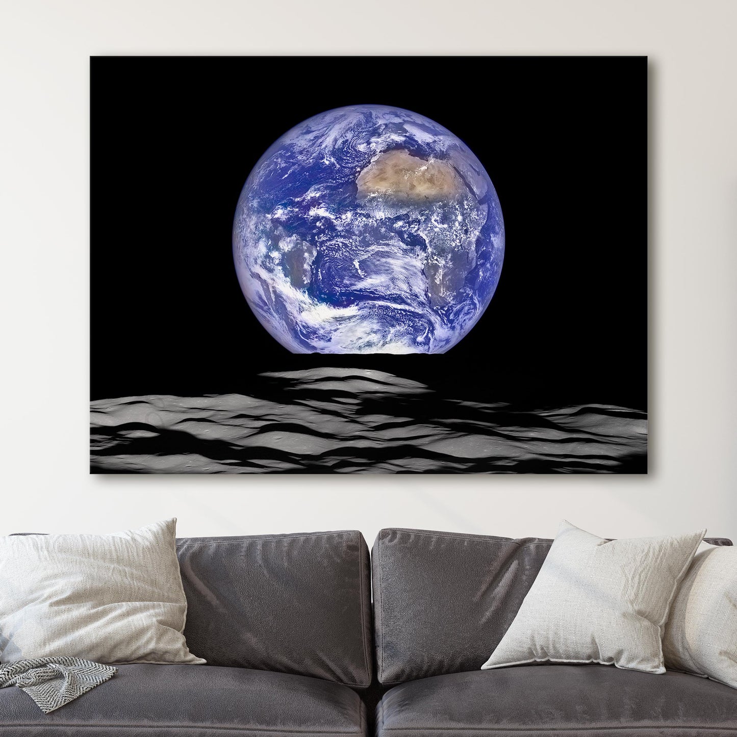 Earth Rise - View Of Earth From The Moon