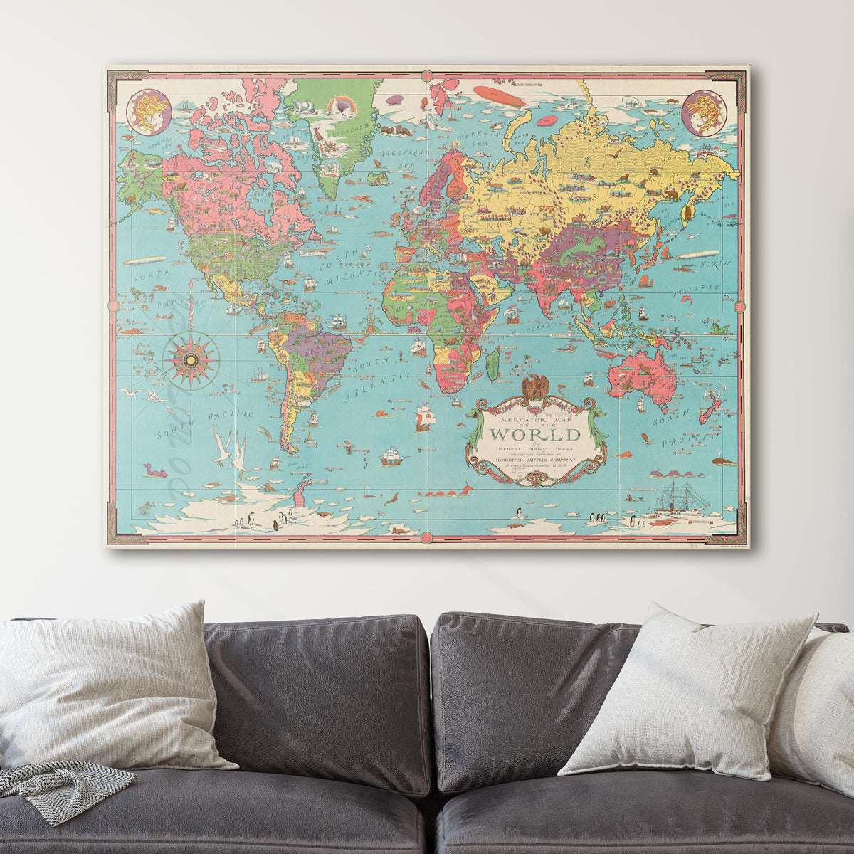 Mercator Map of the World