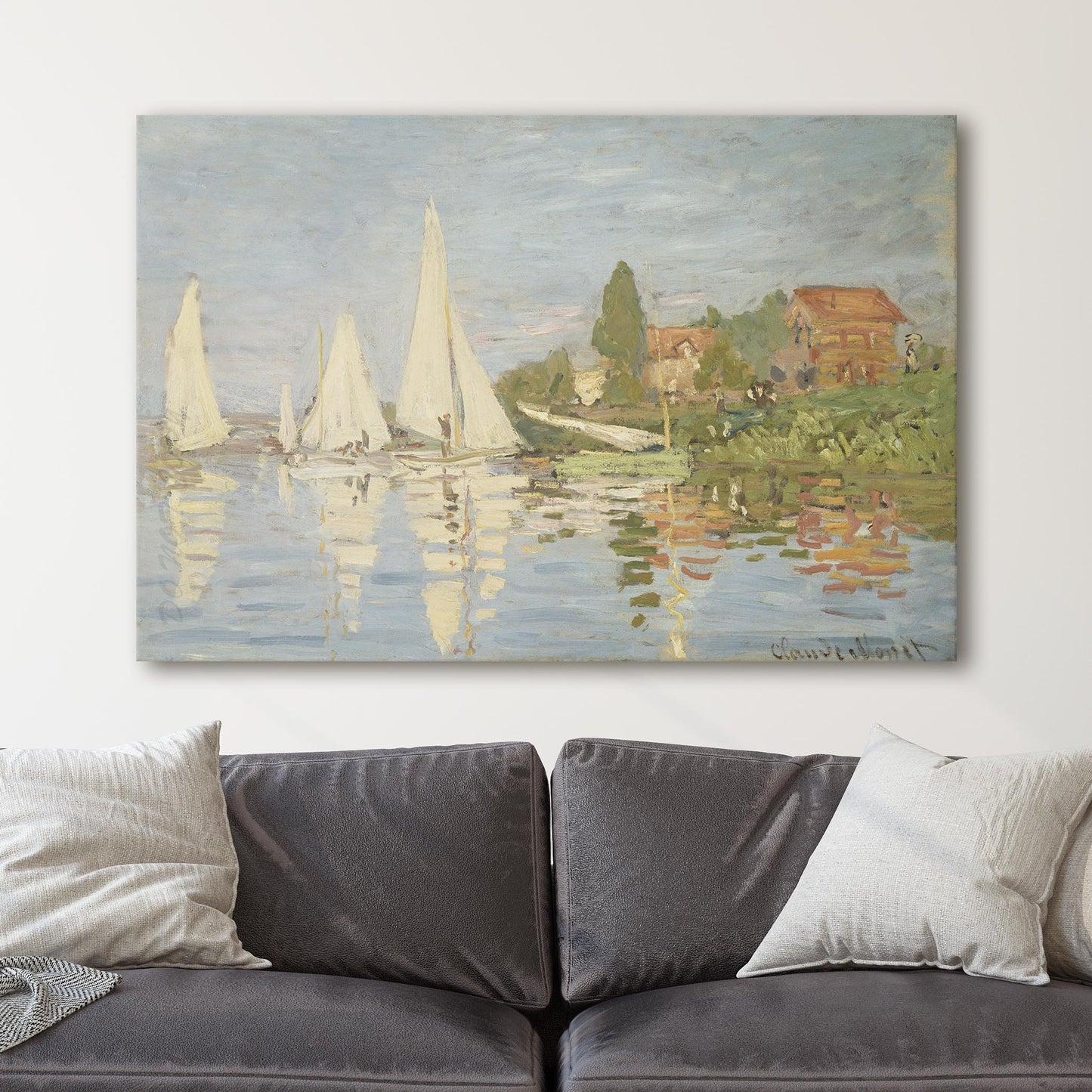 Regatta at Argenteuil by Claude Monet