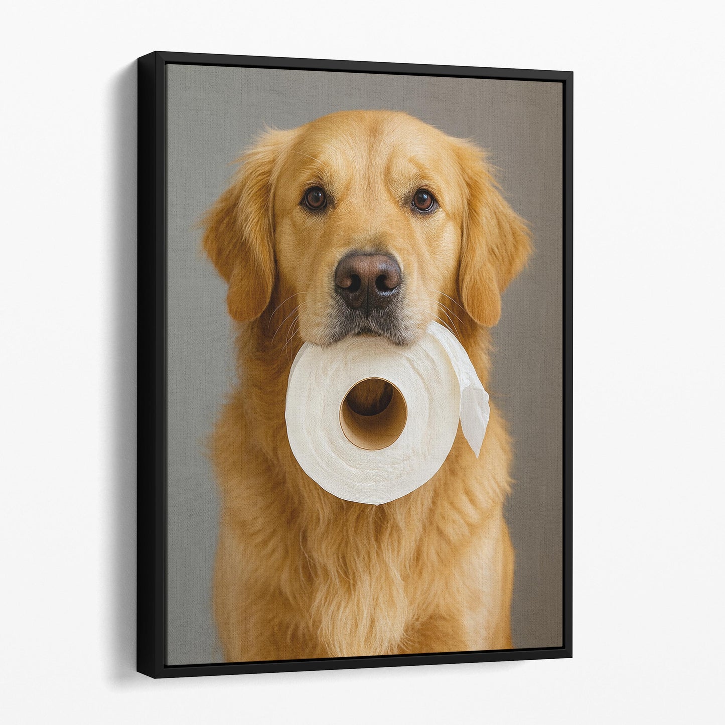 Golden Retriever Dog Toilet Paper