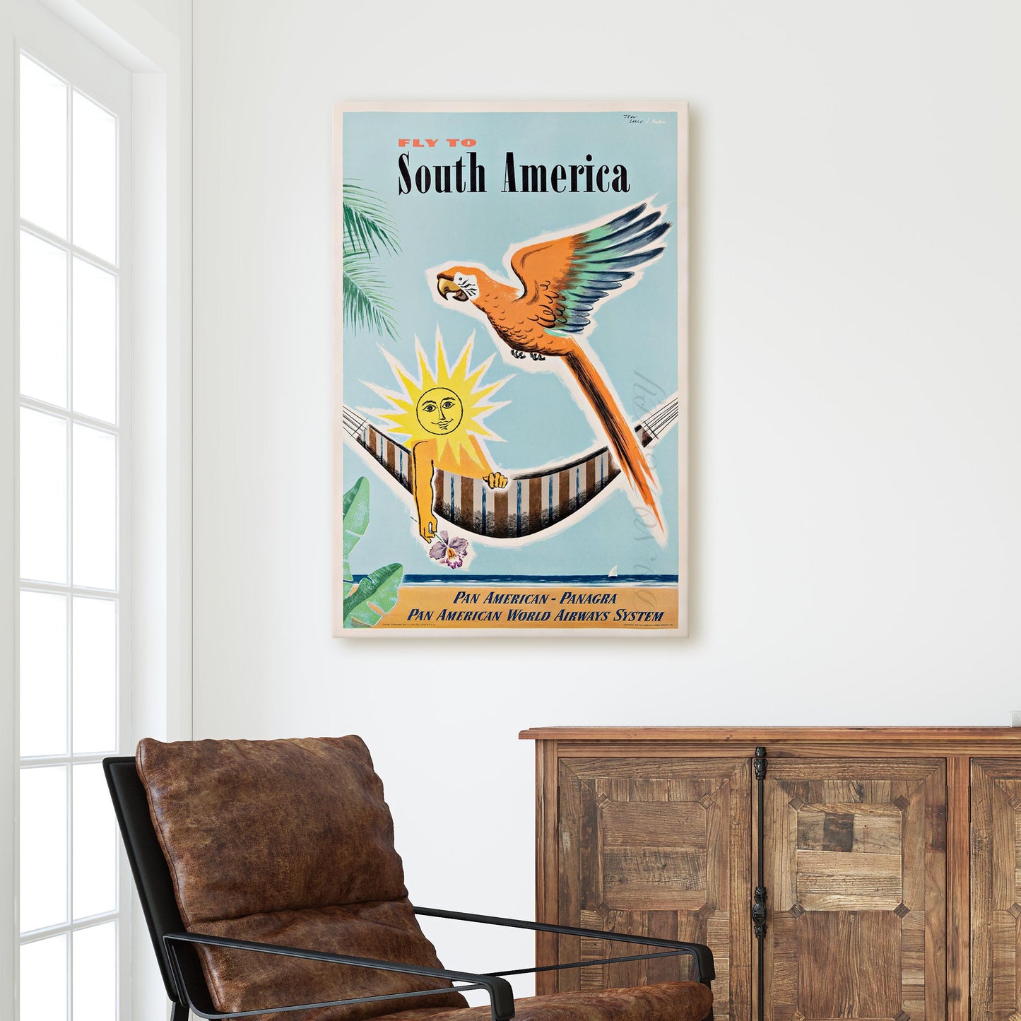 Fly to South America - Pan American Airways Poster
